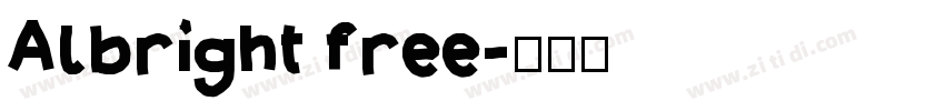 Albright free字体转换